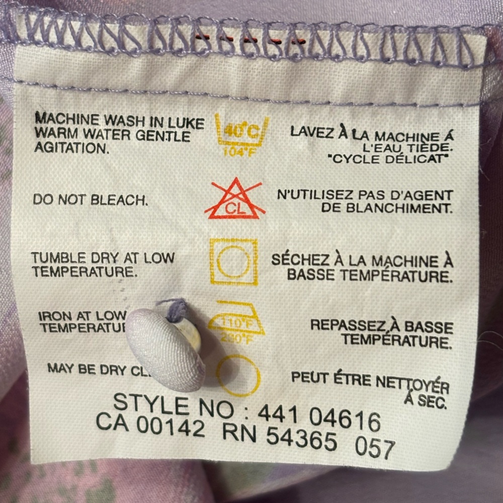 Tanjay Hibiscus Button Down Blouse - image 6